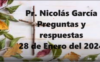 Pr. Nicolás García. Preguntas varias 2