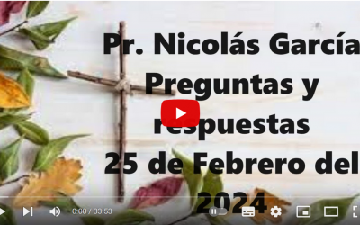 Pr. Nicolás García. Preguntas varias 5