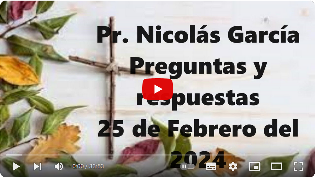 Pr. Nicolás García. Preguntas varias 5