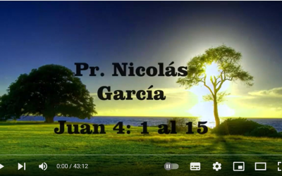 Pr. Nicolás García. Juan 4.1-15
