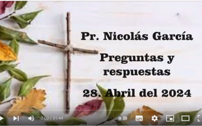 Pr. Nicolás García. Preguntas varias 9