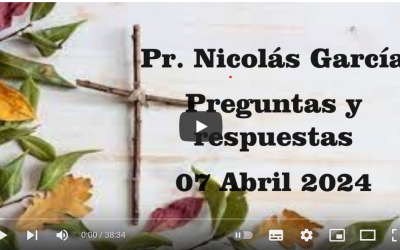 Pr. Nicolás García. Preguntas varias 7