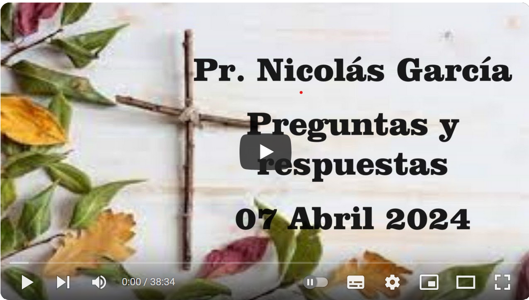 Pr. Nicolás García. Preguntas varias 7