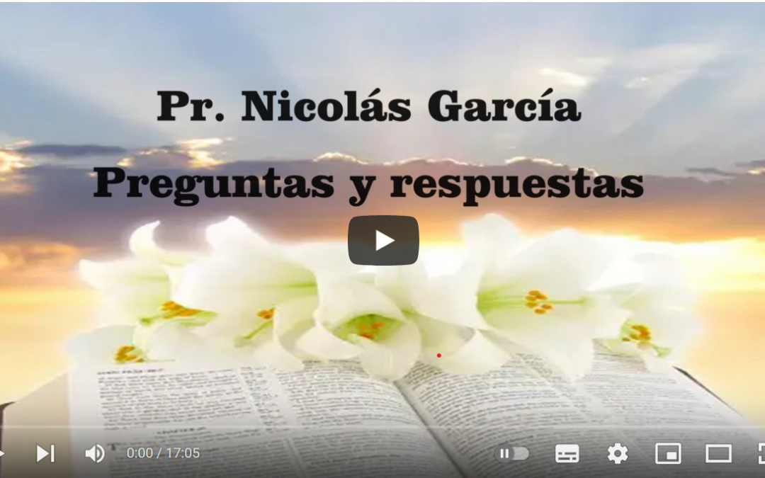 Pr. Nicolás García. Preguntas varias 11