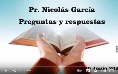 Pr. Nicolás García. Preguntas varias 13