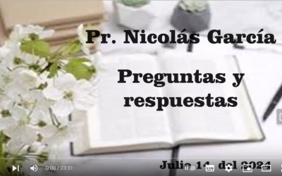 Pr. Nicolás García. Preguntas varias 15