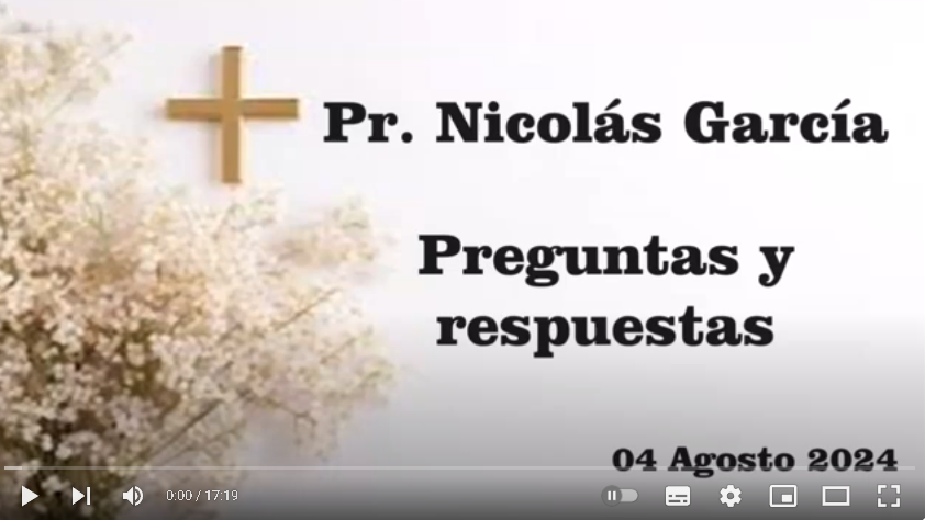 Pr. Nicolás García. Preguntas varias 17