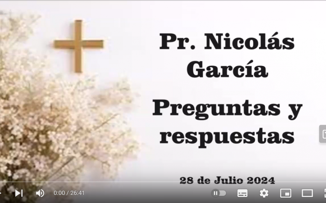 Pr. Nicolás García. Preguntas varias 16