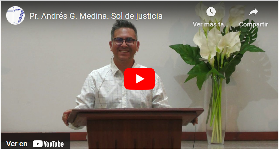 Pr. Andrés G. Medina. Sol de justicia
