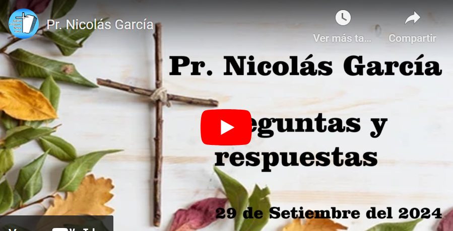 Pr. Nicolás García. Preguntas varias 24