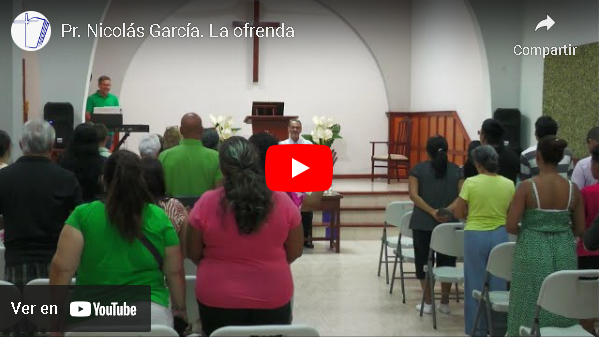 Pr. Nicolás García. La ofrenda