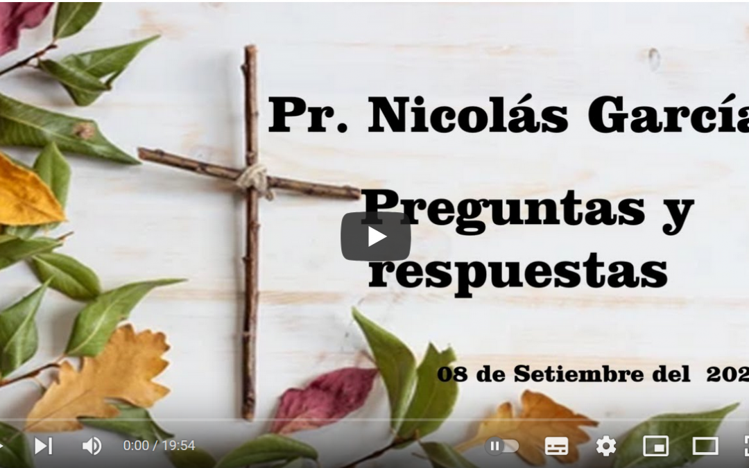 Pr. Nicolás García. Preguntas varias 21