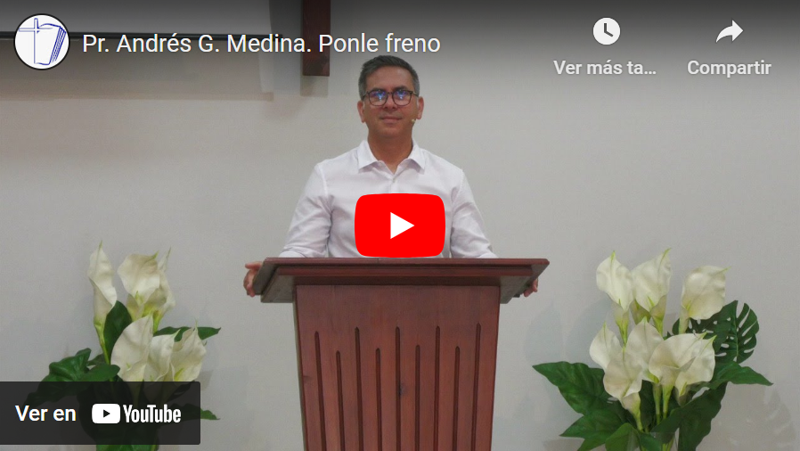 Pr. Andrés G. Medina. Ponle freno