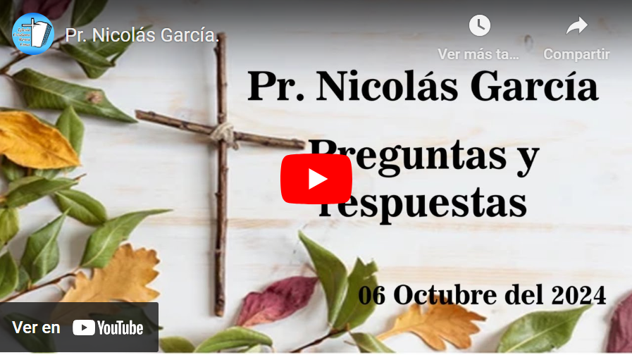Pr. Nicolás García. Preguntas varias 25
