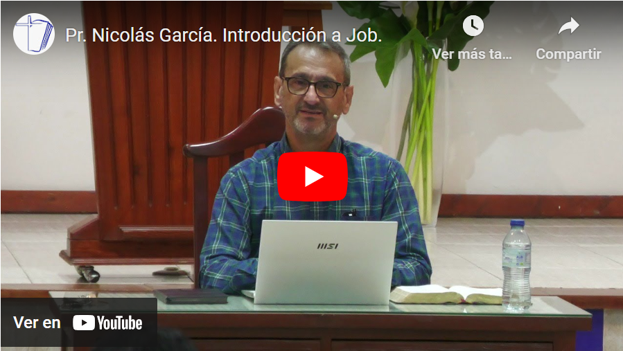 Pr. Nicolás García. Introducción a Job.