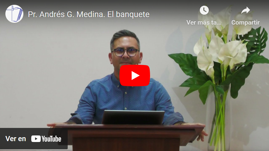 Pr. Andrés G. Medina. Job 1.3-5. Titulado: El banquete.