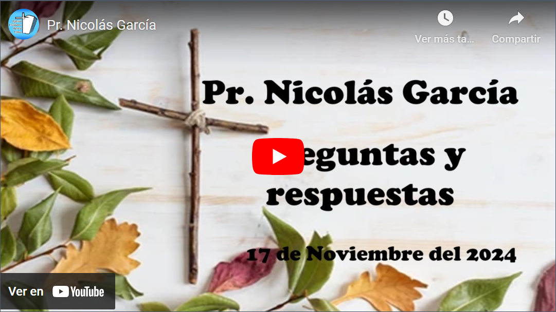 Pr. Nicolás García. Preguntas varias 29