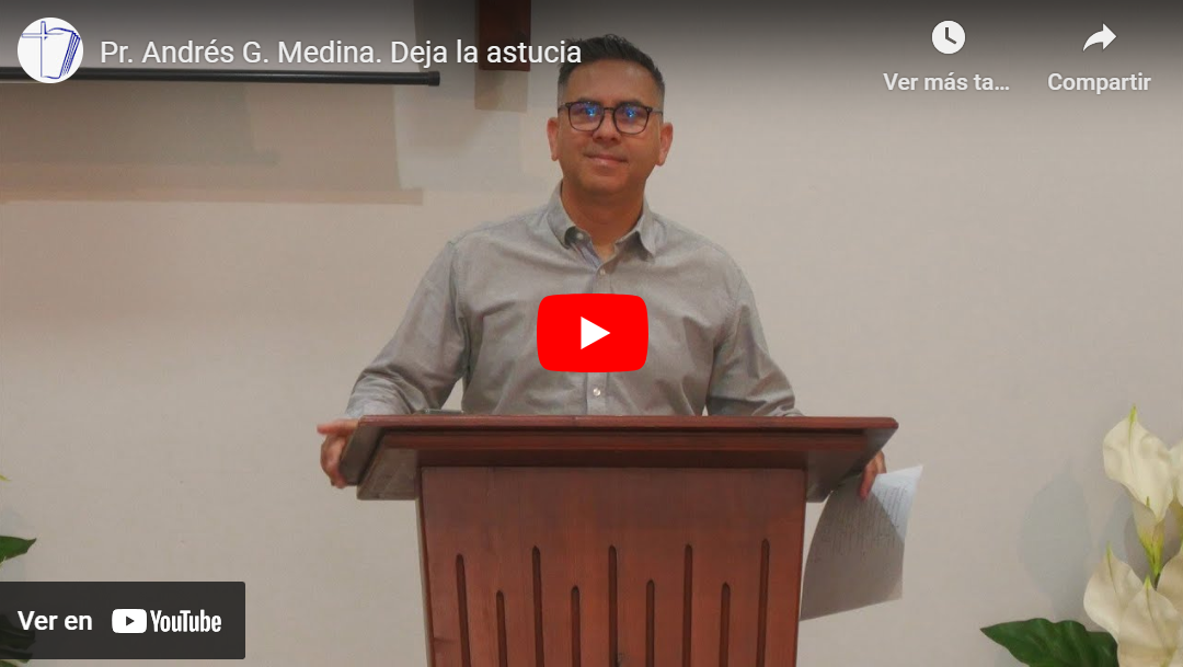 Pr. Andrés G. Medina, 2 Samuel 13.13. Deja la astucia.