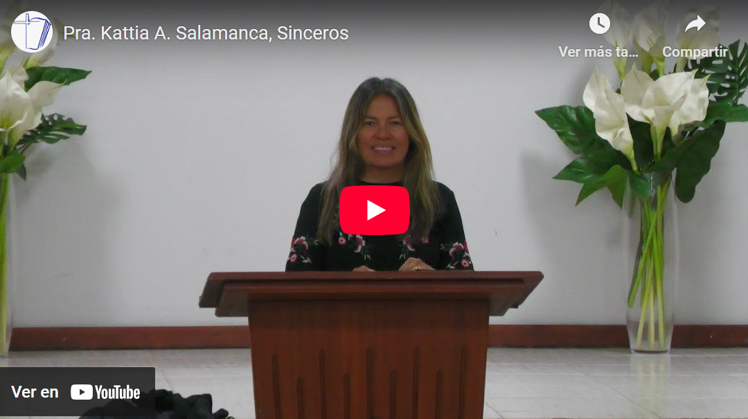 Pra. Kattia A. Salamanca, Job 10.1-7. Sinceros.