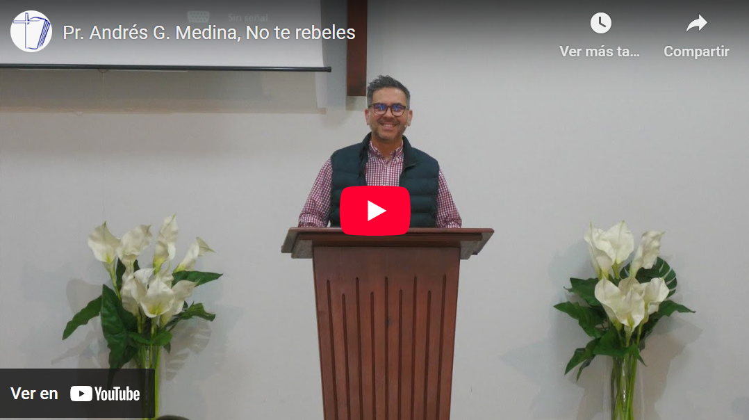Pr. Andrés G. Medina, 2 Samuel 18.6-7. No te rebeles.