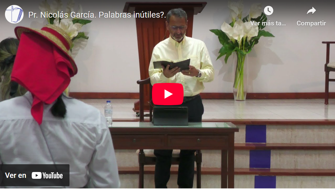 Pr. Nicolás García. Job 15.1-16. Palabras inútiles?