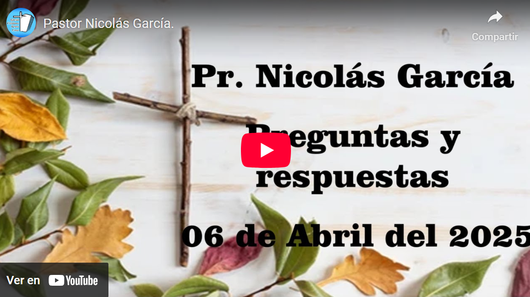 Pr. Nicolás García. Preguntas y respuestas 38