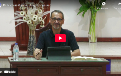 Pr. Nicolás García. Job 16.1-22. Ningún consuelo.