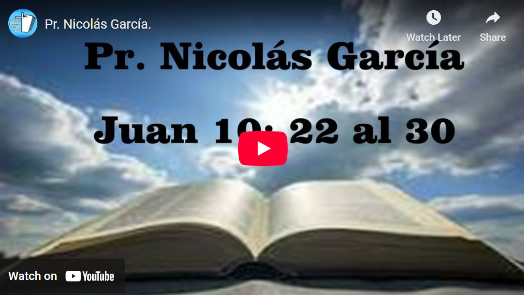 Pr. Nicolás García. Evangelio de Juan 10: 22-30.