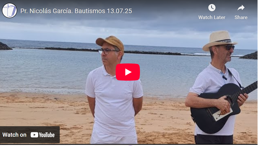 Pr. Nicolás García. Mateo 28.18-20. Bautismos.