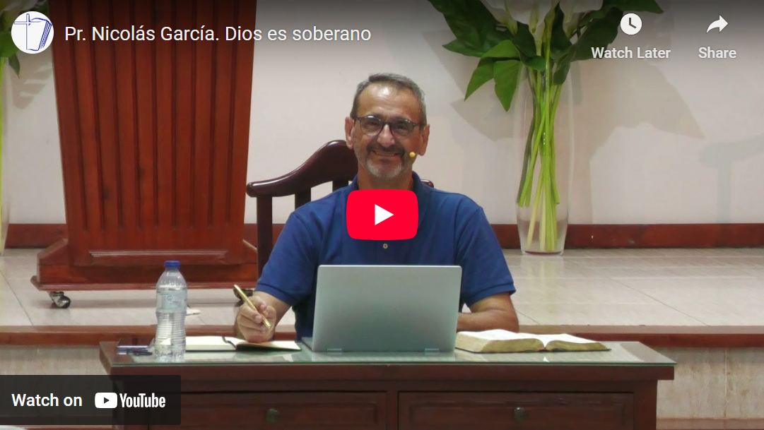 Pr. Nicolás García. Job 23.1-17. Dios es soberano.