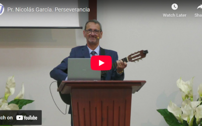Pr. Nicolás García. 1 Juan 2.19-20. Perseverancia.
