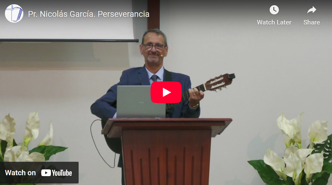 Pr. Nicolás García. 1 Juan 2.19-20. Perseverancia.