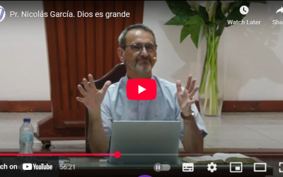 Pr. Nicolás García. Job 26. Dios es grande.