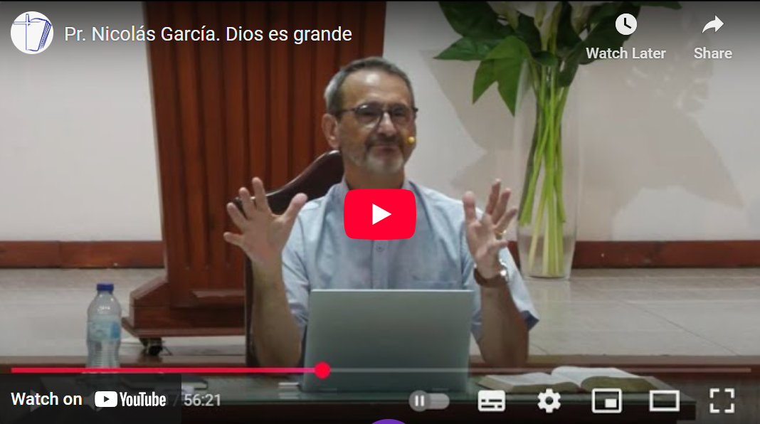 Pr. Nicolás García. Job 26. Dios es grande.