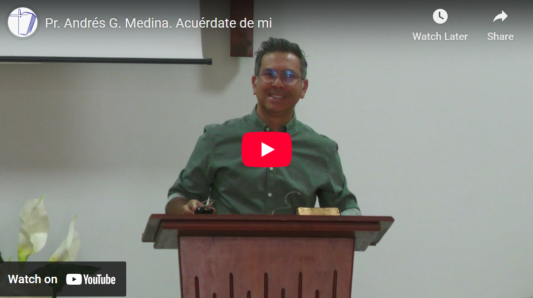 Pr. Andrés G. Medina. Lucas 23.42-43. Acuérdate de mi.