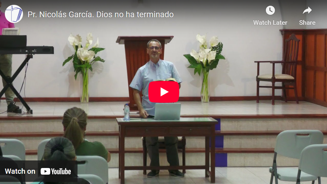 Pr. Nicolás García. Job 29.1-25. Dios no ha terminado.