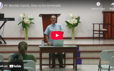 Pr. Nicolás García. Job 29.1-25. Dios no ha terminado.
