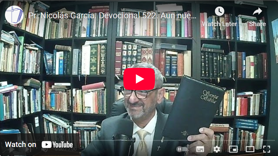 Pr. Nicolás García. Devocional 629. Isaías 8.17. Espera en Él.