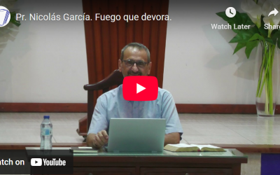 Pr. Nicolás García. Job 31.9-15. Fuego que devora.