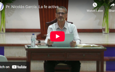 Pr. Nicolás García. Job 31.16-28. La fe activa.
