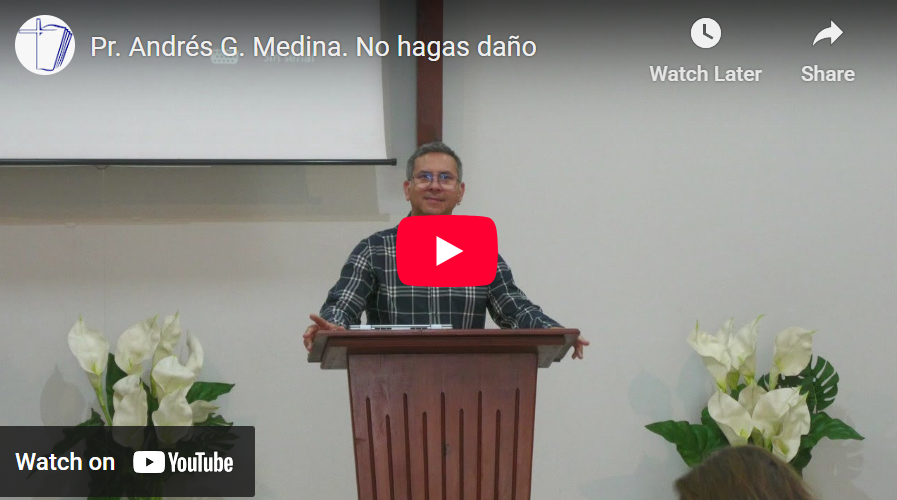 Pr. Andrés G. Medina. 2 Crónicas 22.2. No hagas daño.