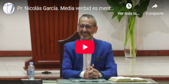 Pr. Nicolás García. Job 34.1-37. Media verdad es mentira.