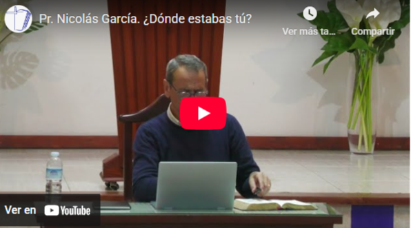 Pr. Nicolás García. Job 38.1-15. ¿Dónde estabas tú?