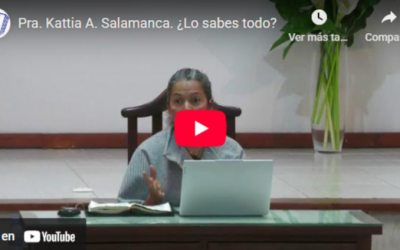 Pra. Kattia A. Salamanca. Job 38.16-21. ¿Lo sabes todo?