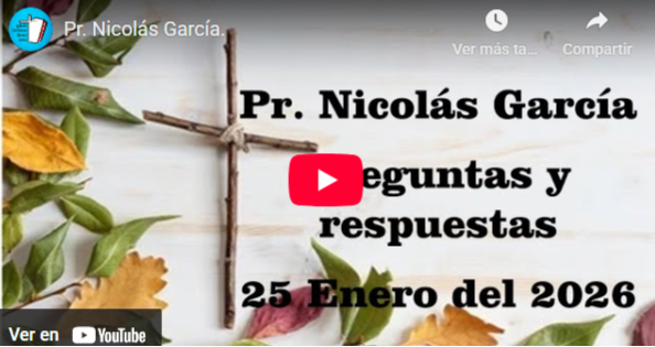 Pr. Nicolás García. Preguntas y respuestas 52.