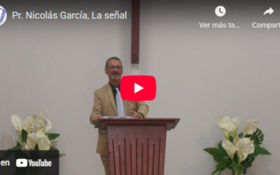 Pr. Nicolás García. 1 Juan 4.13. La señal.