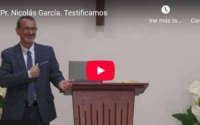 Pr. Nicolás García. 1 Juan 4.14-16. Testificamos.