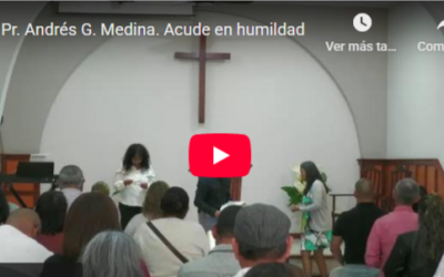 Pr. Andrés G. Medina. 1 Crónicas 4.9-10. Acude en humildad.