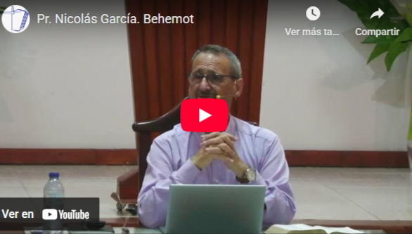 Pr. Nicolás García. Job 40.6-24. Behemot.