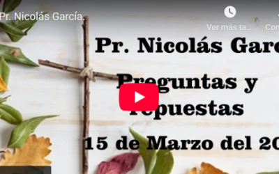 Pr. Nicolás García. Preguntas y respuestas 55